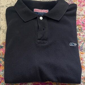 Vineyard Vines Men's Dark Navy Polo Shirt Sz. M